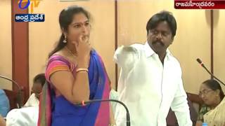 War of Words at Municipal Council Meet in Rajahmundry