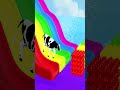 paint u0026 animals cow gorilla elephant lion tiger dinosaur fountain crossing transformation cartoon