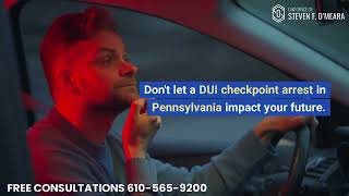Are DUI checkpoints legal in Delaware County, PA?