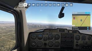 Flying MSFS2020 Cessna from KALM  to KELP