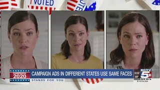 Political ads in Iowa and Kansas feature same actors, different campaigns