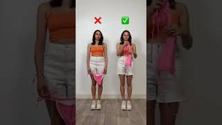 Must Try Easy Bikini Into Top Hack For Summer! π Shopping Link π #shorts #fashion #hack #bikini #diy