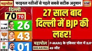 Delhi Exit Poll : दिल्ली में BJP की लहर !| Arvind Kejriwal | PM Modi | Delhi Election 2025 | N18V