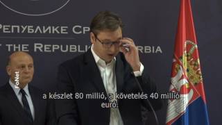 2017 04 08 Vučić: Nem fogunk mindannyian elsüllyedni az Agrokorral együtt