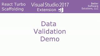 React Data Validation Demo
