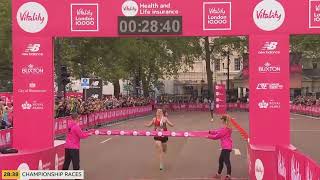 Ellis Cross Defeated Sir Mo Farah  | Vitality London 10,000 2022