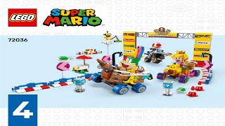 🔥 LEGO instructions 🔥 Super Mario 🔥 72036 🔥 Mario Kart™ – Baby Peach \u0026 Grand Prix Set 🔥 (Book 4) 🔥