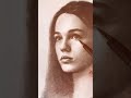 how to draw hiper realistic portrait girl short tranding🔥