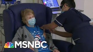British Woman Is First To Receive BioNTech-Pfizer Covid Vaccination | Morning Joe | MSNBC