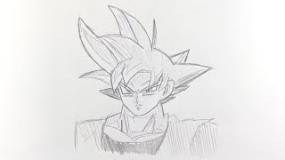 【簡単】身勝手の極意の孫悟空の描き方！ドラゴンボール描いてみた！