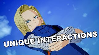 Dragon Ball Sparking Zero - Android 18 Unique Interactions (Special Quotes)