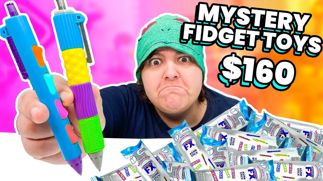 Fidget Pens! Ranking $160 RARE Mystery Box Fidget Toys