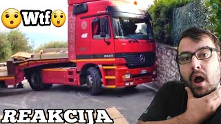 😲REAKCIJA - Ovi Vozaci Kamiona cine cuda wtf... - Profesionalci na Djelu😲