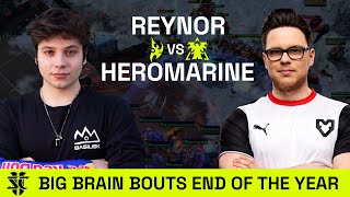 Reynor VS HeRoMaRinE | End of the Year BASILISK Big Brain Bouts Open Event | Starcraft 2