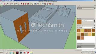 ห้องนอน sketchup