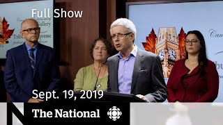 The National for Sept. 19, 2019 — Blackface Fallout, Vaping Concerns