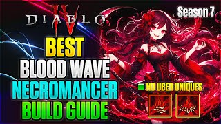 Season 7 Best Blood Wave Necromancer Build Guide | Diablo 4