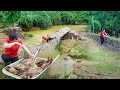 Heavy Floods Destroy Farm And The Newly Built Bridge - Villagers Came To Help Restore The Farm