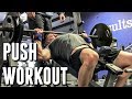 CHEST / SHOULDERS PUSH WORKOUT & NEW TRAINING PLANS