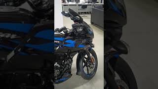 ALL NEW BAJAJ PULSAR 220F GLOSSY BLACK WITH BLUE 💙💙💙 . #shorts