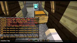 Minecraft Plugin: How to use Lockette Plugin