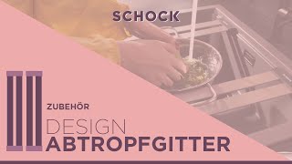 SCHOCK sink accessories: Design drip rack