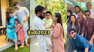 Pakistani Actress Eid Look 2023 with family | Showbiz ki dunya