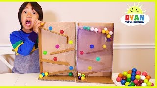 DIY Gumball Dispenser out of Cardboard at Home