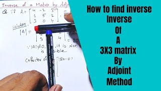 Inverse of a matrix 3x3