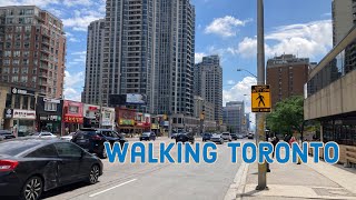 Walking Yonge Street in North York Toronto’s Willowdale Neighbourhood 06/29/2022