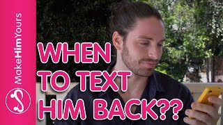 Should I Text Him? | Waiting THIS Long Builds INSANE Attraction