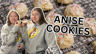 baking Italian Christmas cookies! | anise cookies (Anisette) recipe