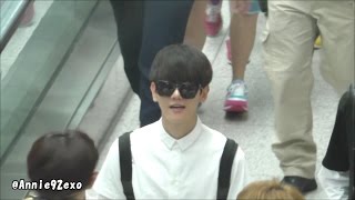 140710 2 EXO Baekhyun Chanyeol go to Taipei @ Incheon Airport 인천공항 仁川空港 Departure 출발 出国