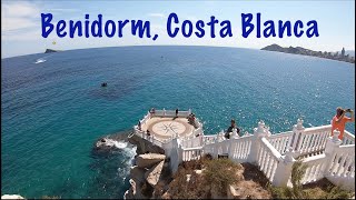 Benidorm Levante Beach and Old Town area, Costa Blanca. Afternoon Walking Tour 03-08-21🇪🇸