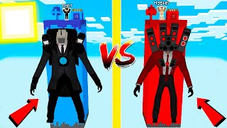 ЧАНК БОСС КАМЕРАМЕН vs ЧАНК БОСС СПИКЕРМЕН В МАЙНКРАФТ! SPEAKERMAN CAMERAMAN БИТВА ЧАНКОВ MINECRAFT