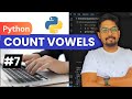 How to Count Vowels in a String in Python | Count Vowels in String in Python