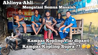 CARA MUDAH MENINGKATKAN TENAGA MESIN || KAMPAS KOPLING VIAR DIGANTI KAMPAS KOPLING SUPRA ❗️❗️❗️