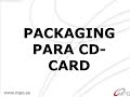 packaging para cd card en mpo ibérica