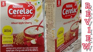 Nestle Cerelac For 8-24 Month Baby ||Nestle Cerelac Wheat Apple Cherry || Cerelac Review and Details