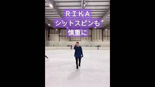 紀平梨花　慎重にスピン#figureskating #紀平梨花#復活