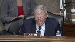 Inhofe Delivers Opening Remarks at SASC Nomination Hearing on October 7