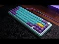 my skeletor keyboard build the kapco hjs al65 tiffany color with gmk skeletor keycaps.