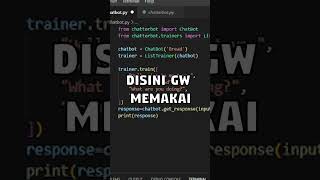 Membuat AI Chatbot di Python