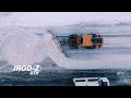 snow blade jrod z dtx system for cleaning cities sidewalk