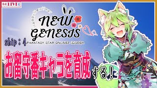 【 PSO2/NGS/ship4 /参加型】メイン鯖！お留守番キャラを育てる！！【Vtuber　涼杏咲らぃな。】