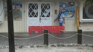 Storm Surge From Tropical Storm Debby Along The Coast of Sarasota County, FL