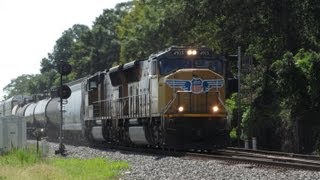 [HD] Railfanning Cordele, GA - Sunday August 11, 2013 Part 1