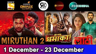 5 Upcoming New South Hindi Dubbed Movies | Confirm Release Date |  Miruthan 2 (Daring Rakhwala 2)