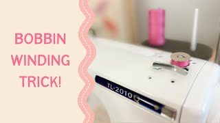 How to Wind a Bobbin on All Juki TL Sewing Machines!