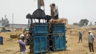 Baler machine for paddy straw management